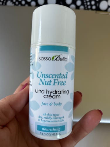 Customer photo review of Sensitive Ultra Hydrating Face Cream - Unscented Nut Free - 3.5floz