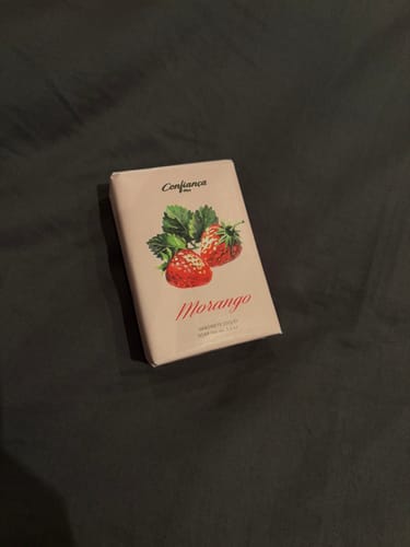 Customer photo review of Confianca Strawberry Scented Body Soap 100g