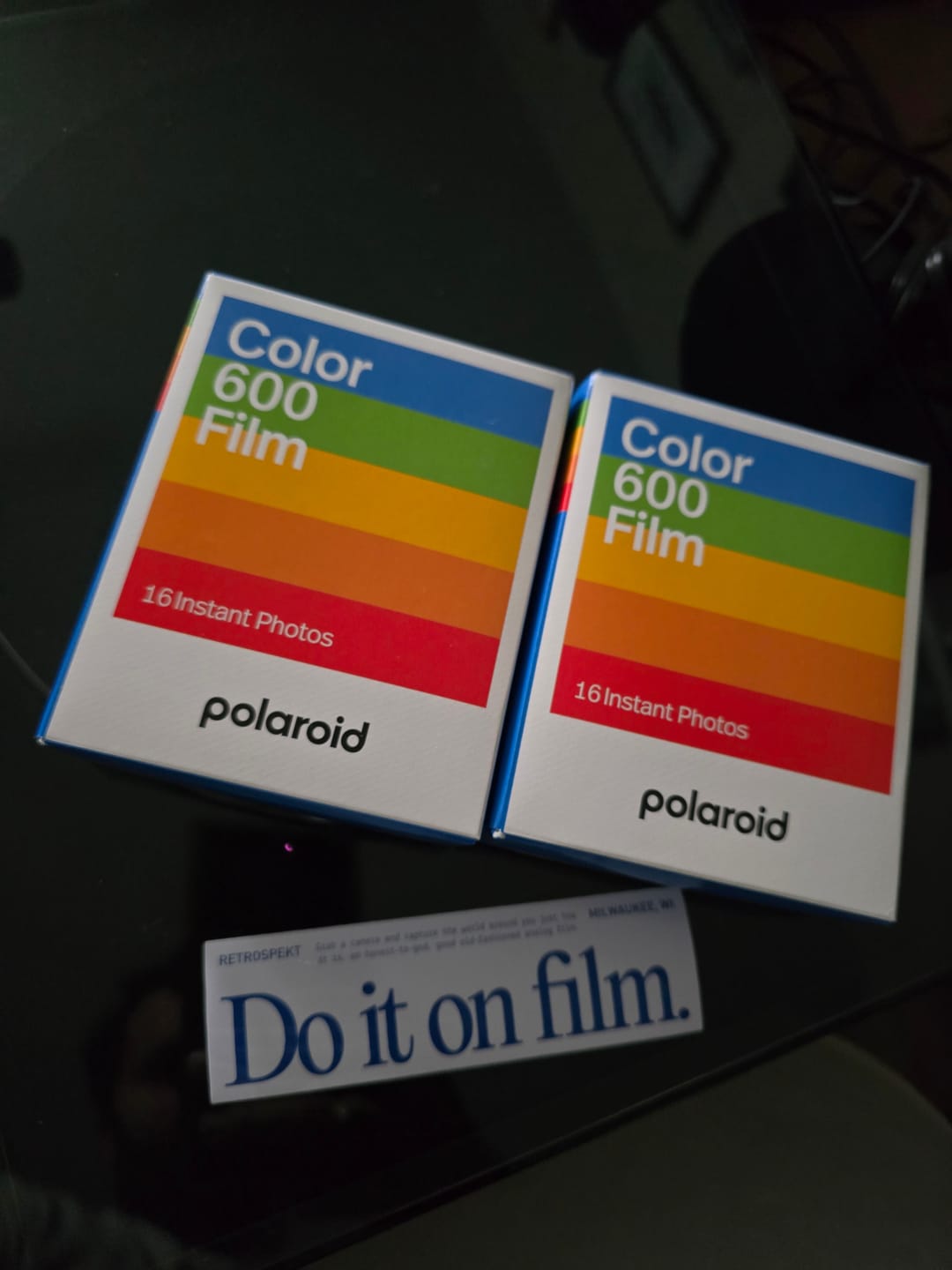 Customer photo review of Polaroid 600 Color Instant Film - Double Pack