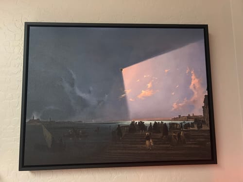 Customer photo review of The Eclipse of the Sun in Venice | Ippolito Caffi | 1842