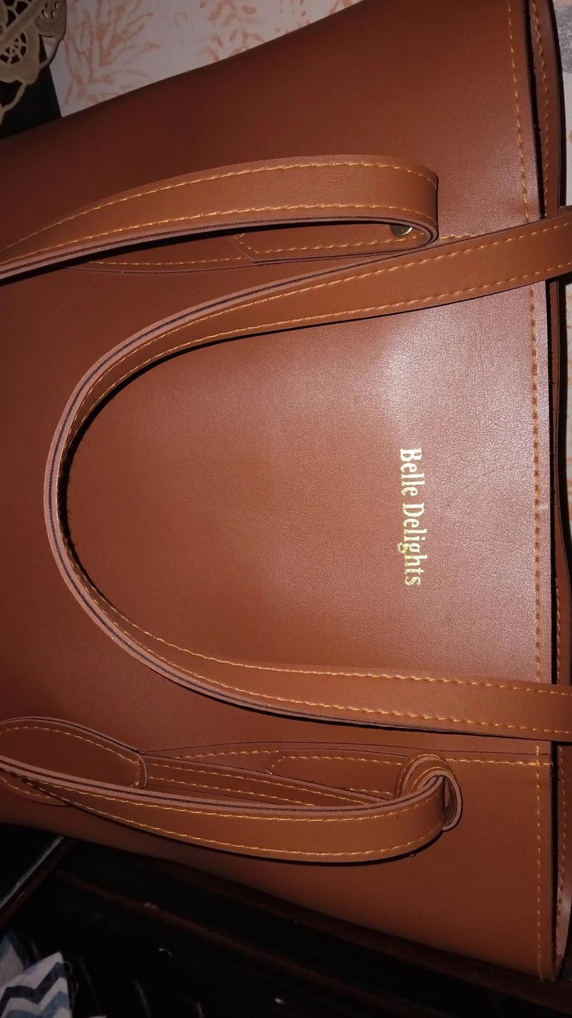 Customer photo review of Brown Belle The Tote Bag