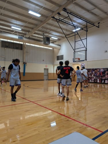 Customer photo review of Custom Aqua White Reversible Double Side Tops Basketball Jersey