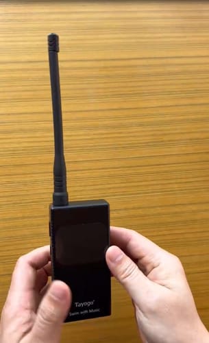 Customer photo review of Stream Music Combo - Wireless Transmitter + Waterproof Premium Bone Conduction Headphones Bluetooth &  Receiver