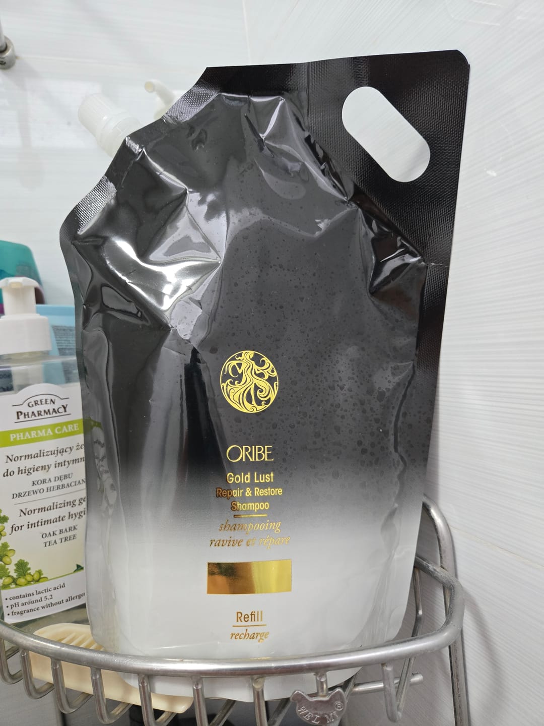 Customer photo review of Gold Lust Repair & Restore Shampoo