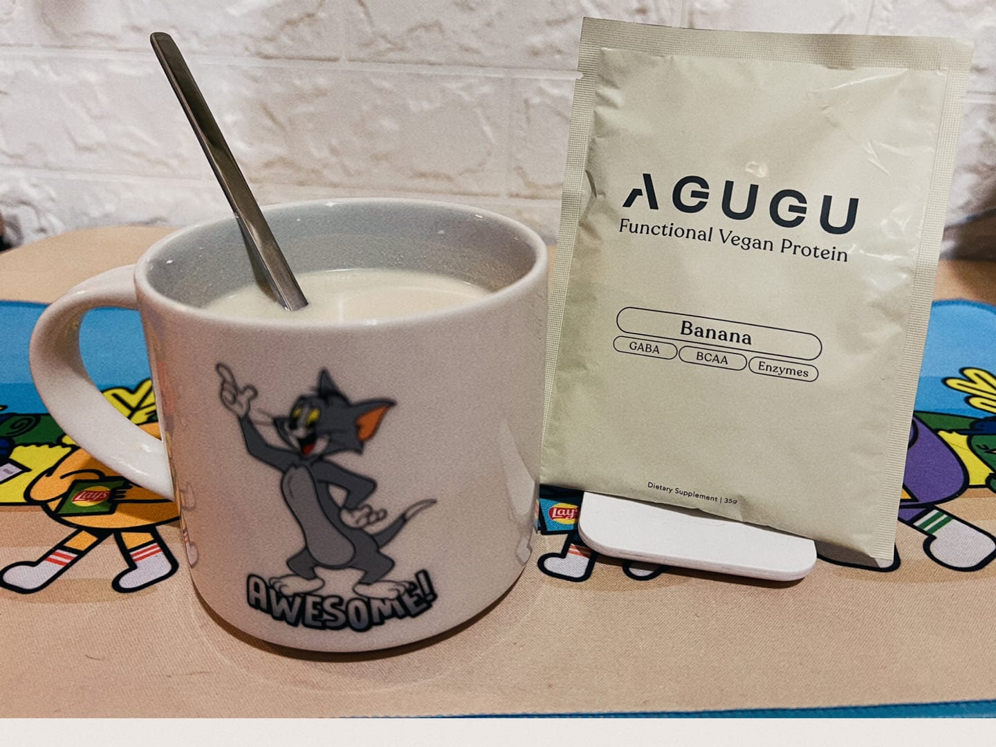 Customer photo review of 植物性蛋白飲－隨手包｜香蕉牛奶風味