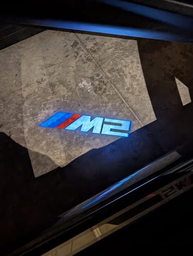 Customer photo review of BMW G SERIES DOOR LIGHTS