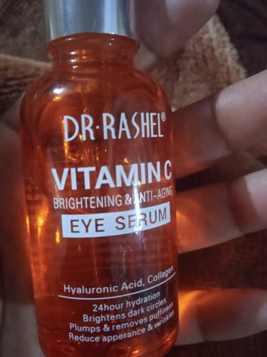 Customer photo review of Dr.Rashel Vitamin C Brightening and Anti-Aging Eye Serum