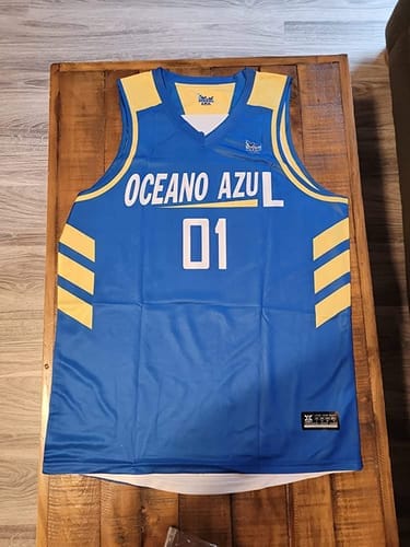 Customer photo review of Custom Black Red-White Stripe Fashion Tops Breathable Basketball Jersey