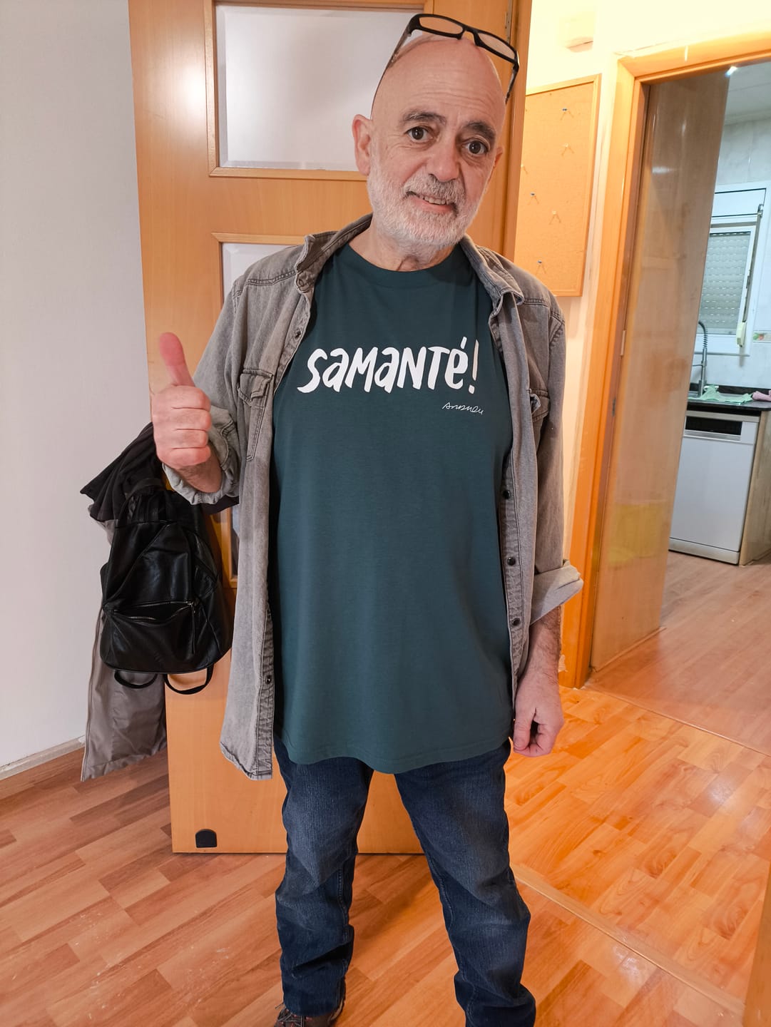 Customer photo review of Camiseta "Samanté!"