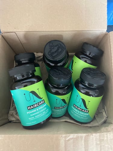 Customer photo review of Gummies - Cure pousse de cheveux