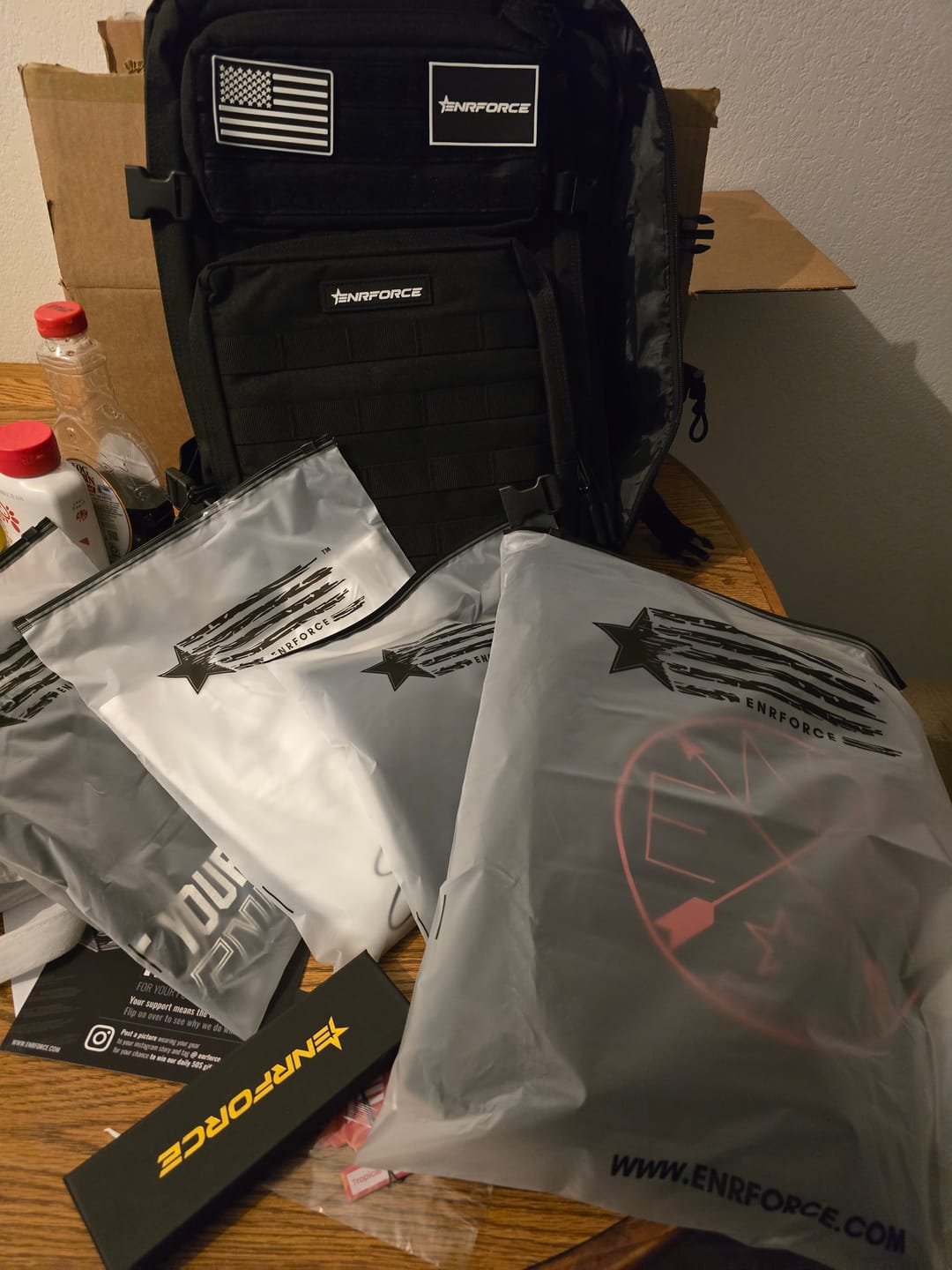 Customer photo review of Mystery Cash Loaded Backpack