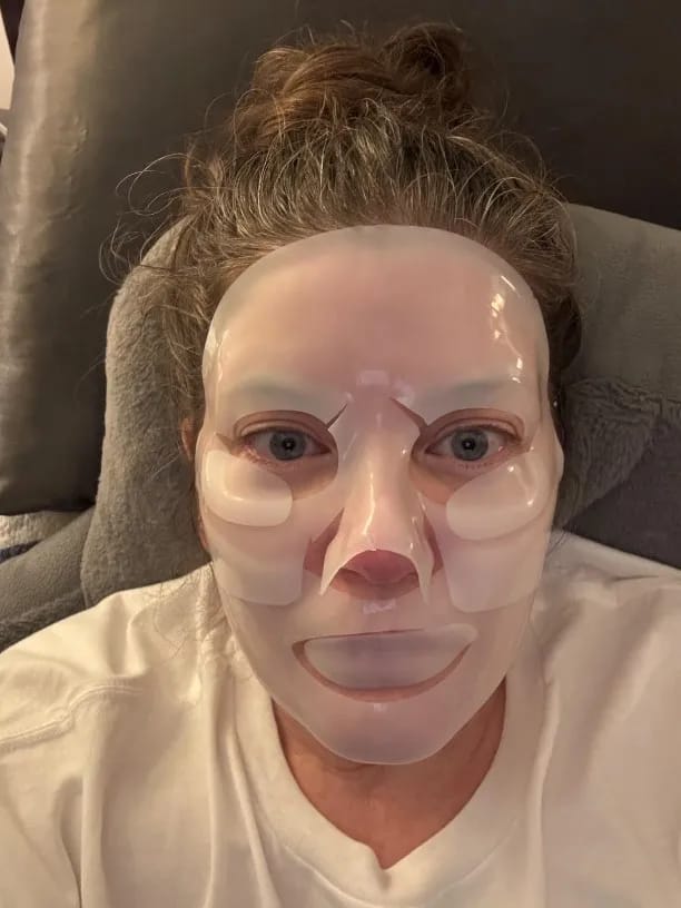 Customer photo review of Bio-Collagen Face Mask