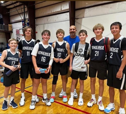 Customer photo review of Custom Black Light Blue Double Side Tops Training Basketball Jersey