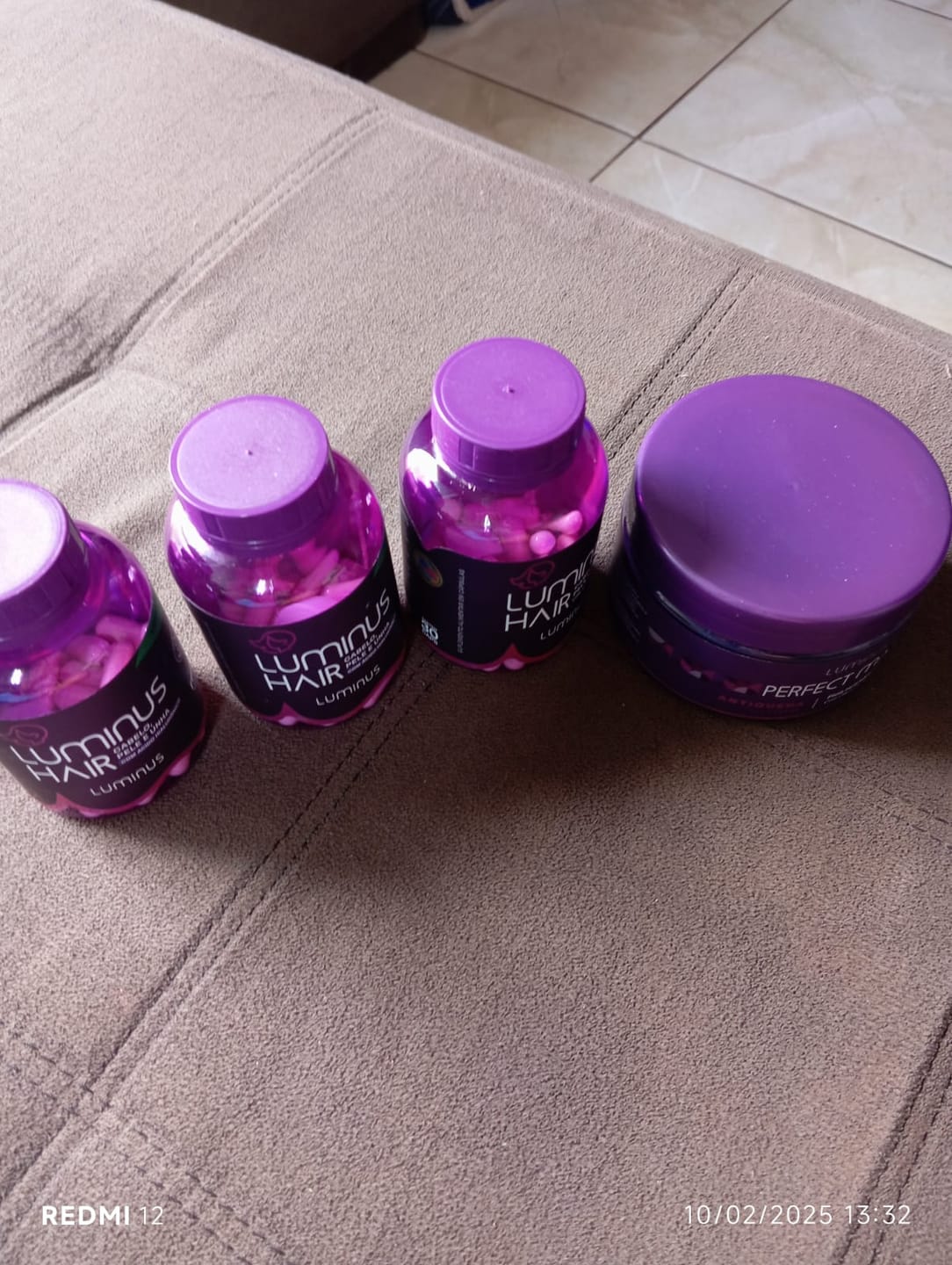 Customer photo review of Luminus Hair Caps