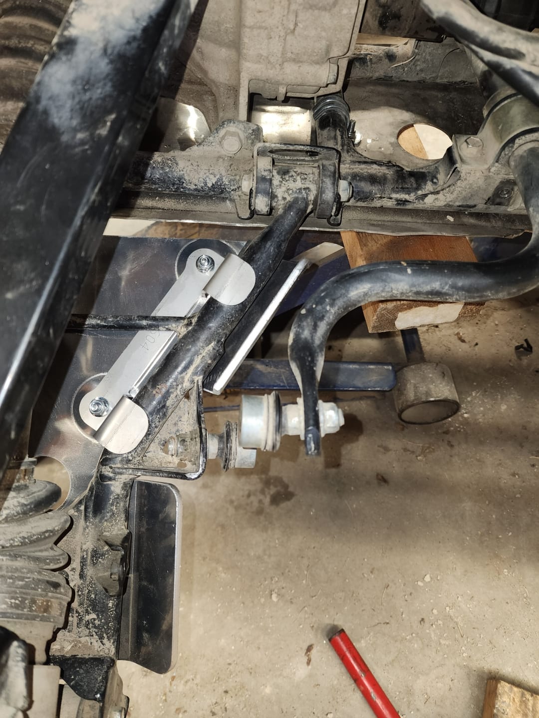 Customer photo review of Aluminum A-arm Guards for Suzuki King Quad 500/750