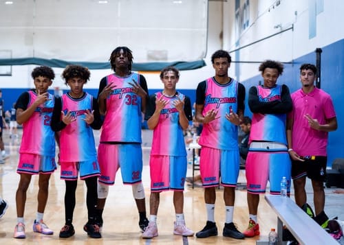 Customer photo review of Custom Purple White Double Side Tops Basketball Jersey