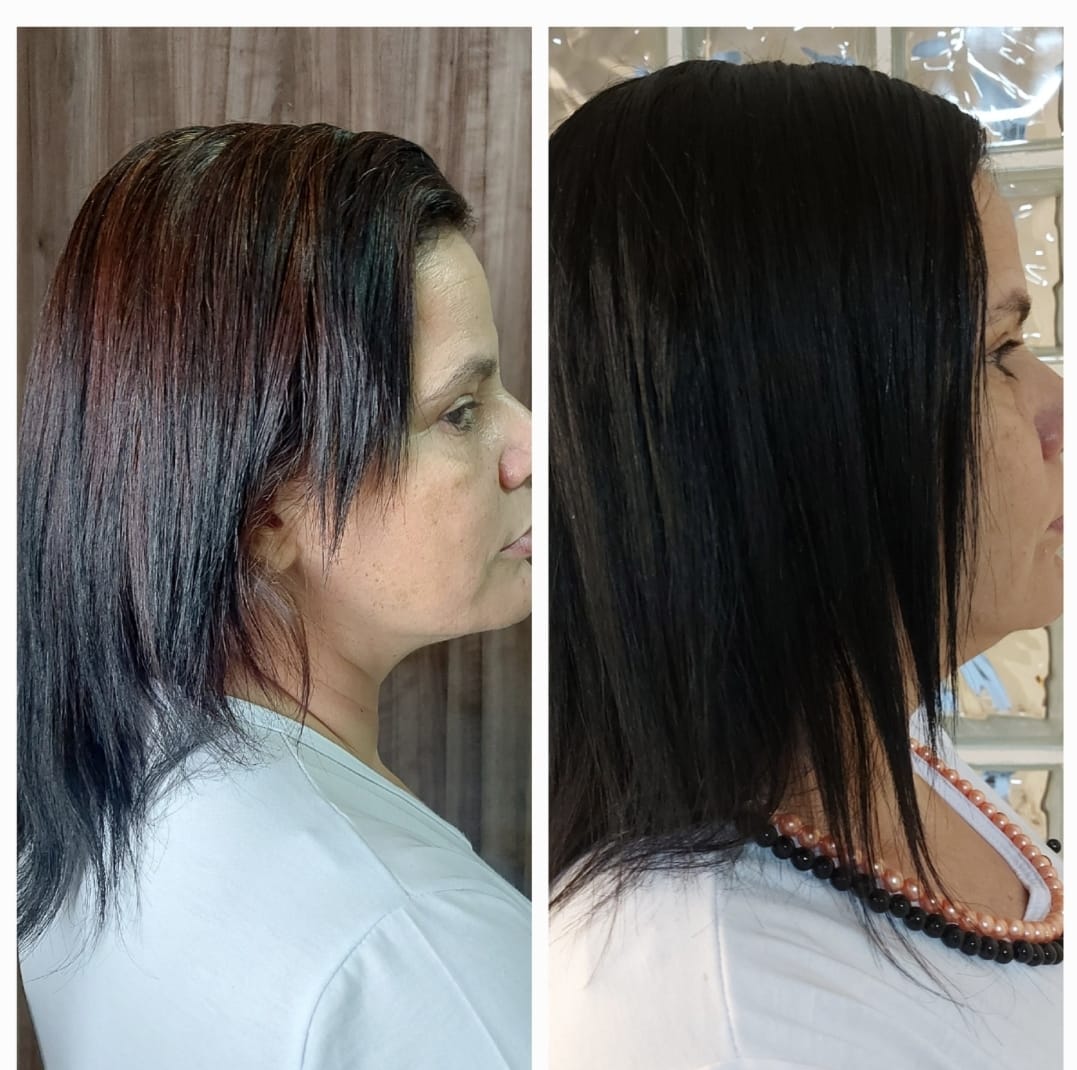 Customer photo review of Luminus Hair Caps