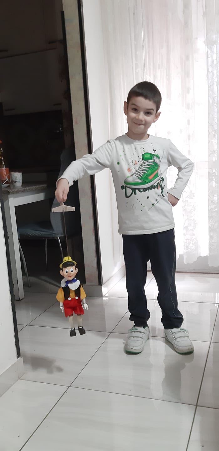 Customer photo review of Pinocchio Marionnette