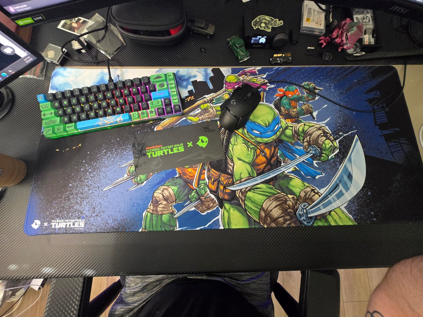 Customer photo review of Oni Deskpad - Teenage Mutant Ninja Turtles