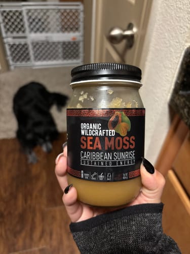 Customer photo review of Caribbean Sunrise Sea Moss Gel