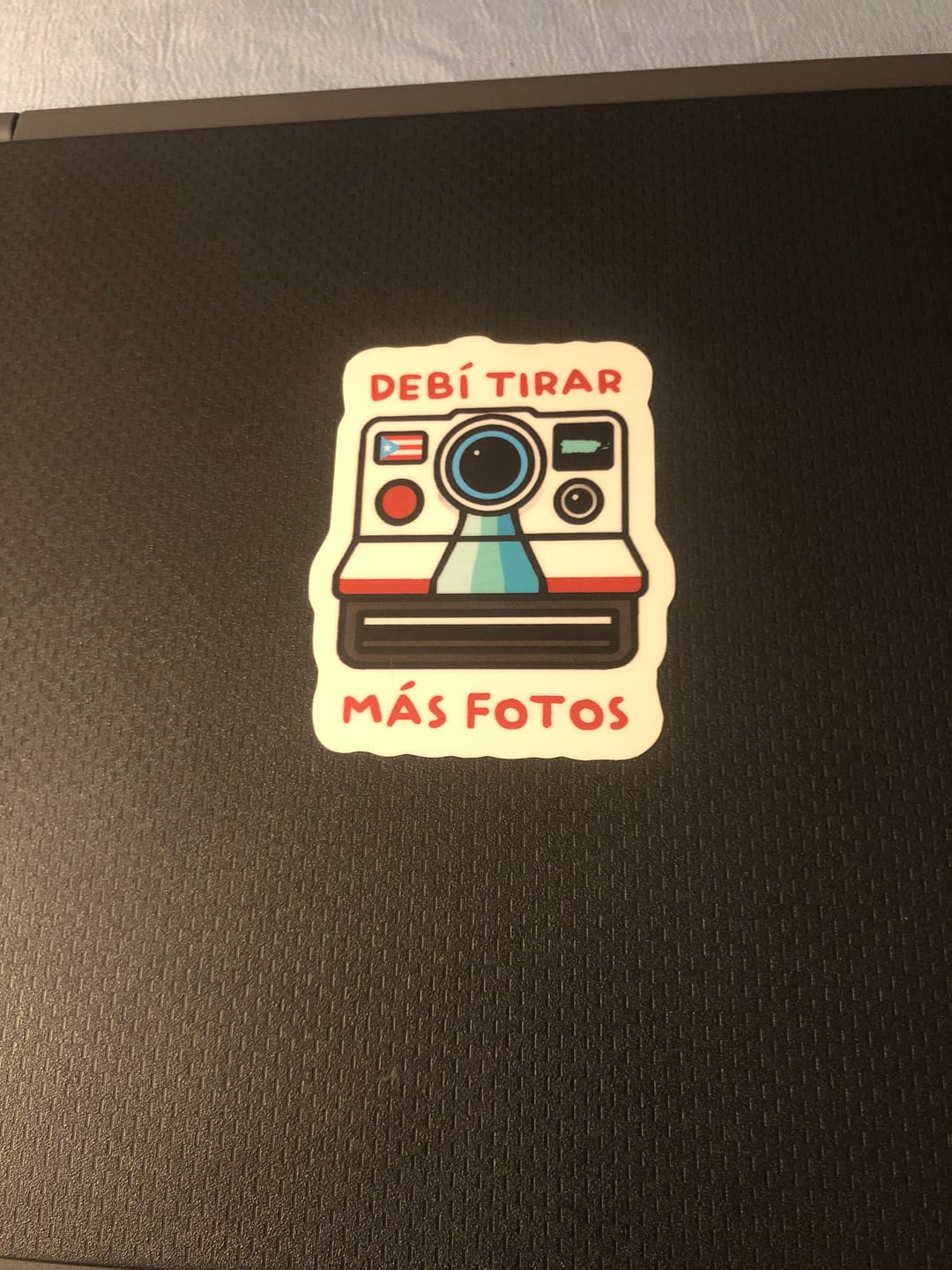 Customer photo review of Debí tirar más fotos (Sticker Laminado)