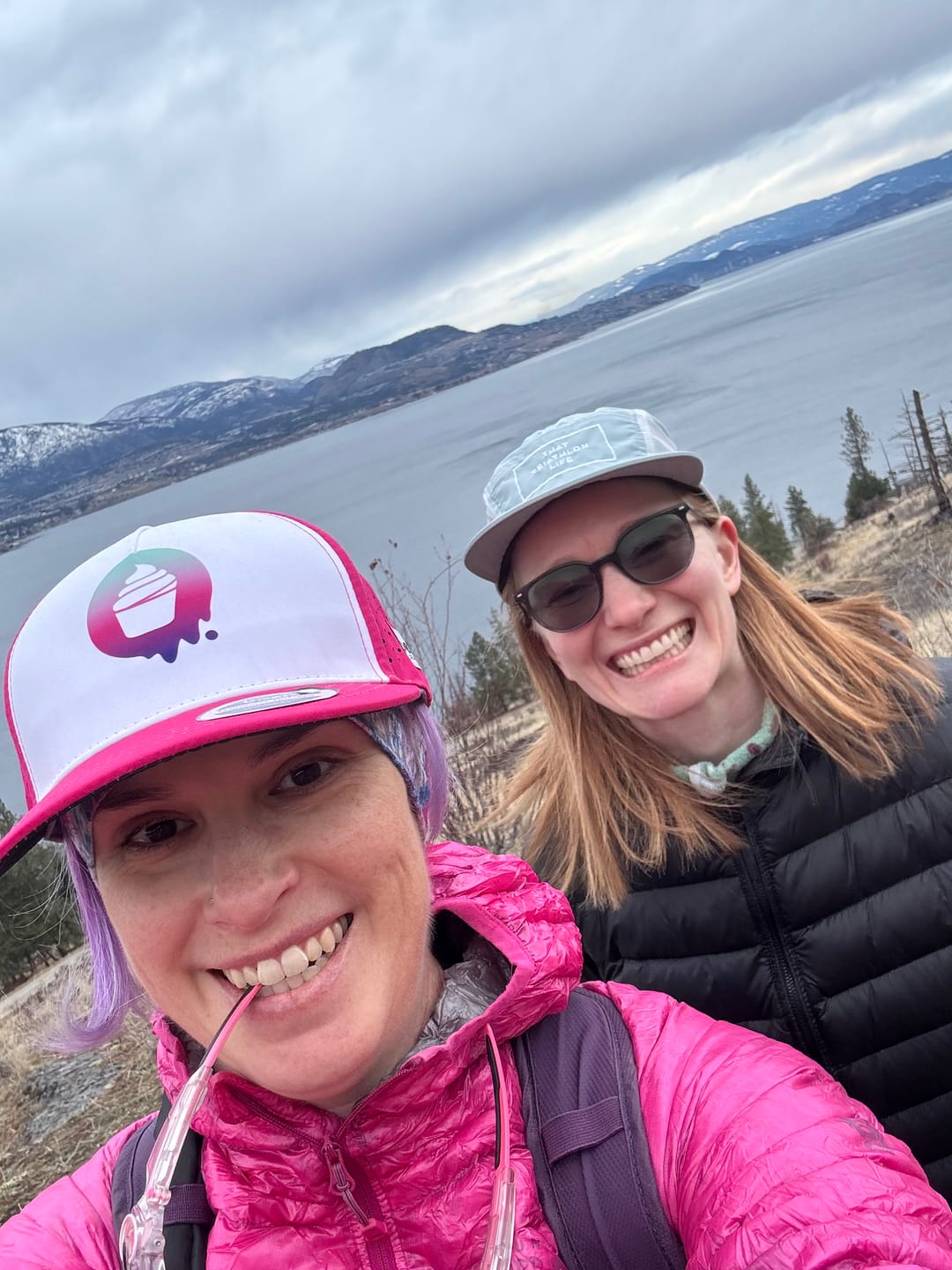 Customer photo review of Flamingo Run Trucker