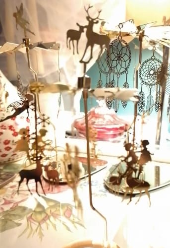 Customer photo review of 1pc Metal Hot Rotating Candle Holder Christmas Rotating Candle Holder Dinner Party Wedding Party Candle Holder Decoration Gift