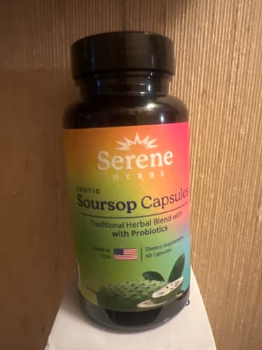 Customer photo review of Soursop Capsules: Daily Holistic Blend