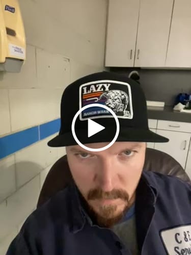 Customer video review of Lazy J Ranch Black Sunset Retro Classic Five Panel Trucker Hat