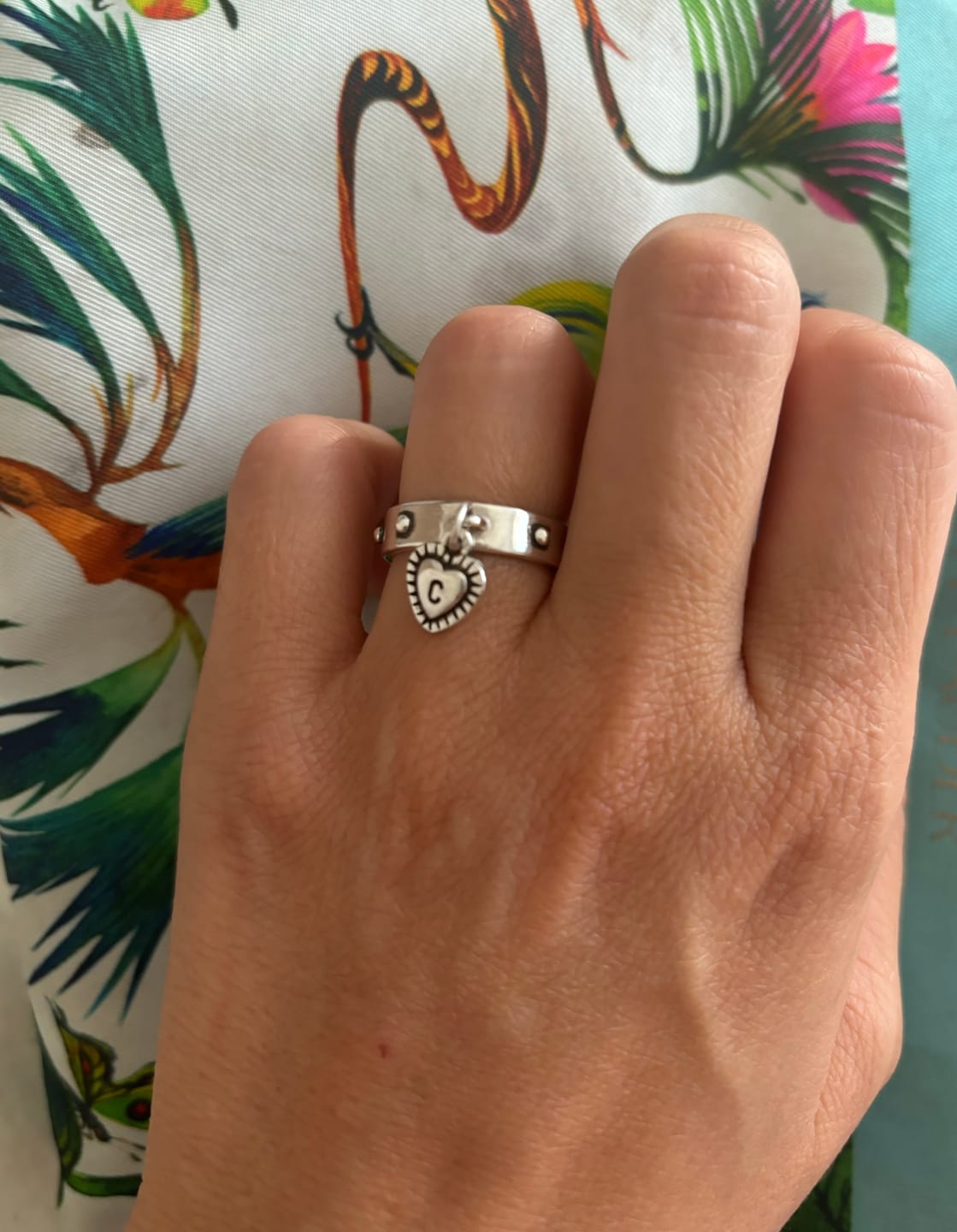 Customer photo review of Anillo Love Stamp