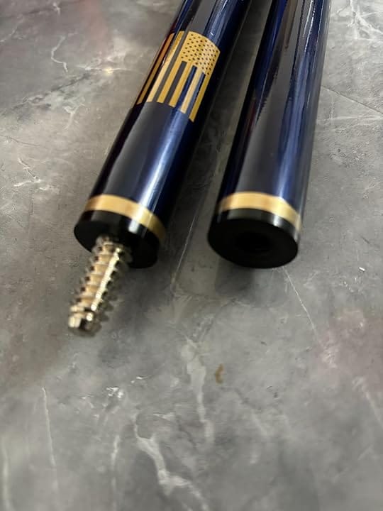 Customer photo review of Cue-King Premier 2.0 Professional Billiard Cue, 10.5mm tip, 20oz, 50/50 jointed, Leather bag included