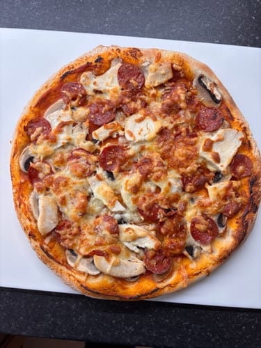 Customer photo review of Sourdough Pizza Dough Balls