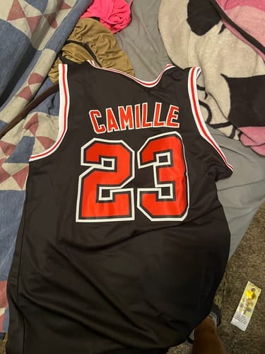 Customer photo review of Custom Red White Double Side Sets Design Sportswear Basketball Jersey