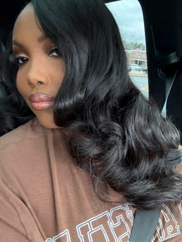 Customer photo review of Raw Indian Wavy Hair