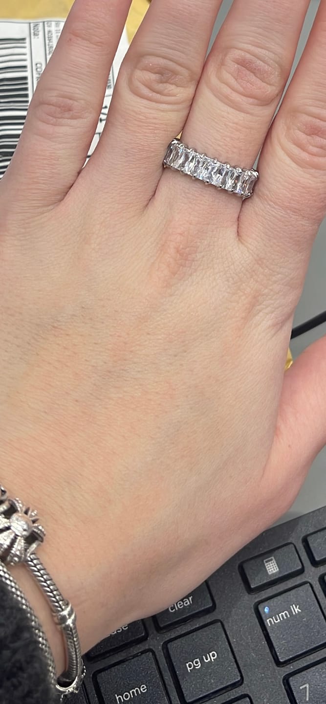 Customer photo review of Inel Magic Diamonds - Argintiu