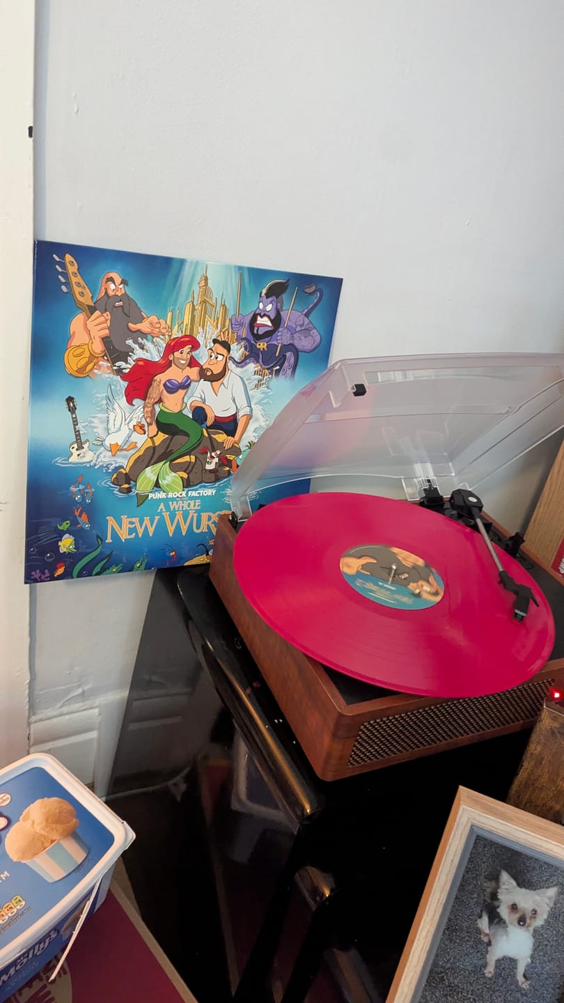 Customer photo review of A Whole New Wurst 2 Vinyl