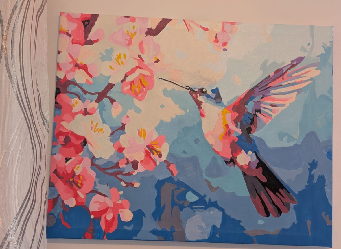 Customer photo review of Feeding Hummingbird