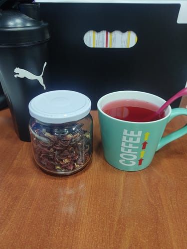 Customer photo review of Rosa Jamaica - Hibisco / Flor ⁽ᵃˡᵗᵃ ᶜᵃˡⁱᵈᵃᵈ⁾