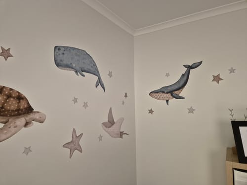 undefined review of Baby Whale Wall Decals Ocean image 1 out of 1