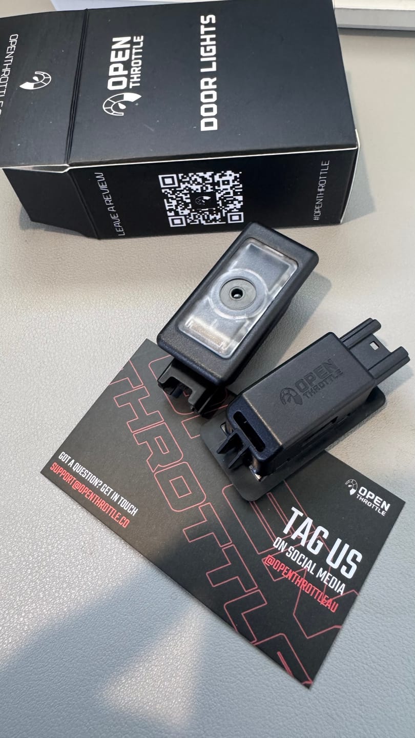 Customer photo review of BMW G SERIES DOOR LIGHTS