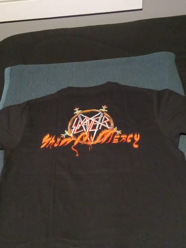 Customer photo review of Slayer - Show No Mercy - Shortsleeve Shirt
