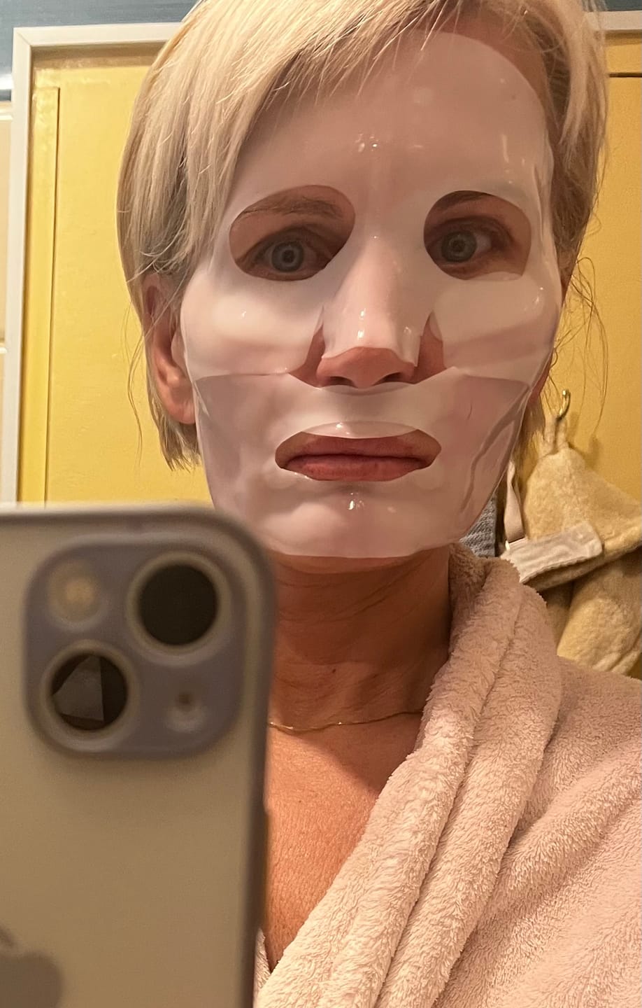Customer photo review of Nakts hidrogela maska ar kolagēnu Biodance Bio-Collagen Real Deep Mask