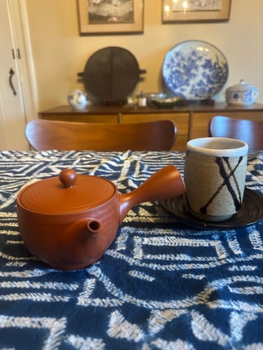 Customer photo review of Red Tokoname Kyusu