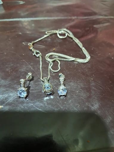 Customer photo review of COLETTE EARRING AND BRACELET SET
