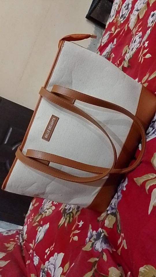 Customer photo review of TOTE BAG BROWN
