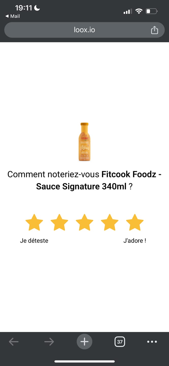 Customer photo review of Fitcook Foodz - Sauce Signature 340ml