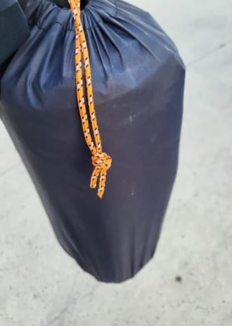 Customer photo review of Ultraleichte kompakte 2 in 1 Isomatte – Ideal für jedes Abenteuer zu zweit.