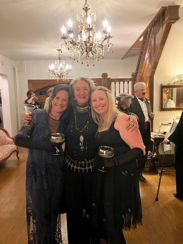 Customer photo review of Christmas Murder Mystery Host Your Own Dinner Party Game Kit