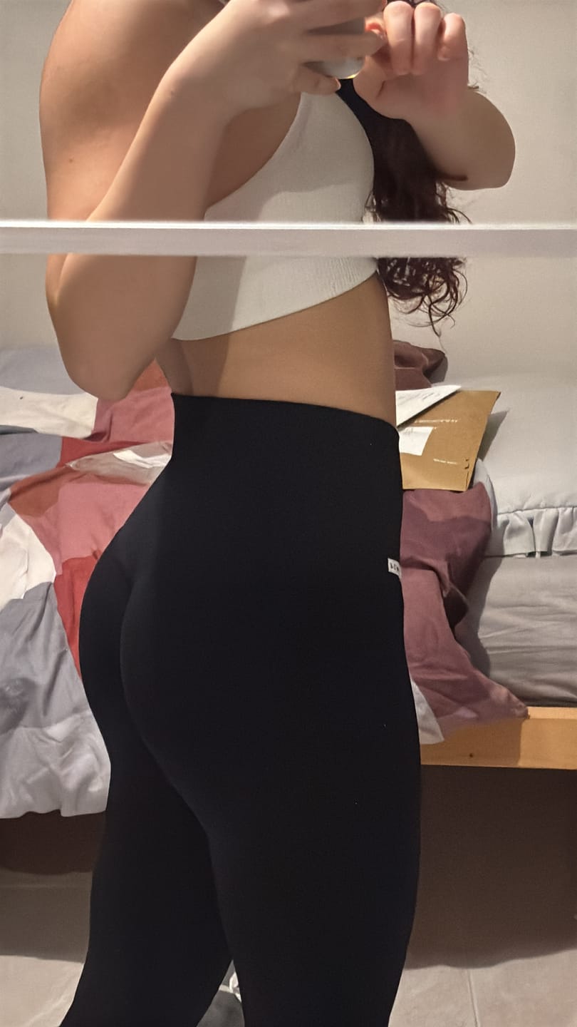 Customer photo review of Leggings All-Up Nero Liquirizia