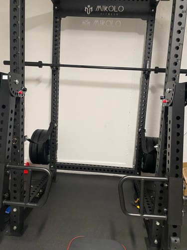 Customer photo review of MIKOLO P5R 3x3 UPRIGHT POWER RACK WITH LEG CURL AND EXTENSION ATTACHMENT
